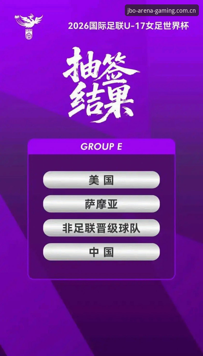 JBO可靠吗哪个好 U17世界杯抽签揭晓:中国男女足分组形势深度解析